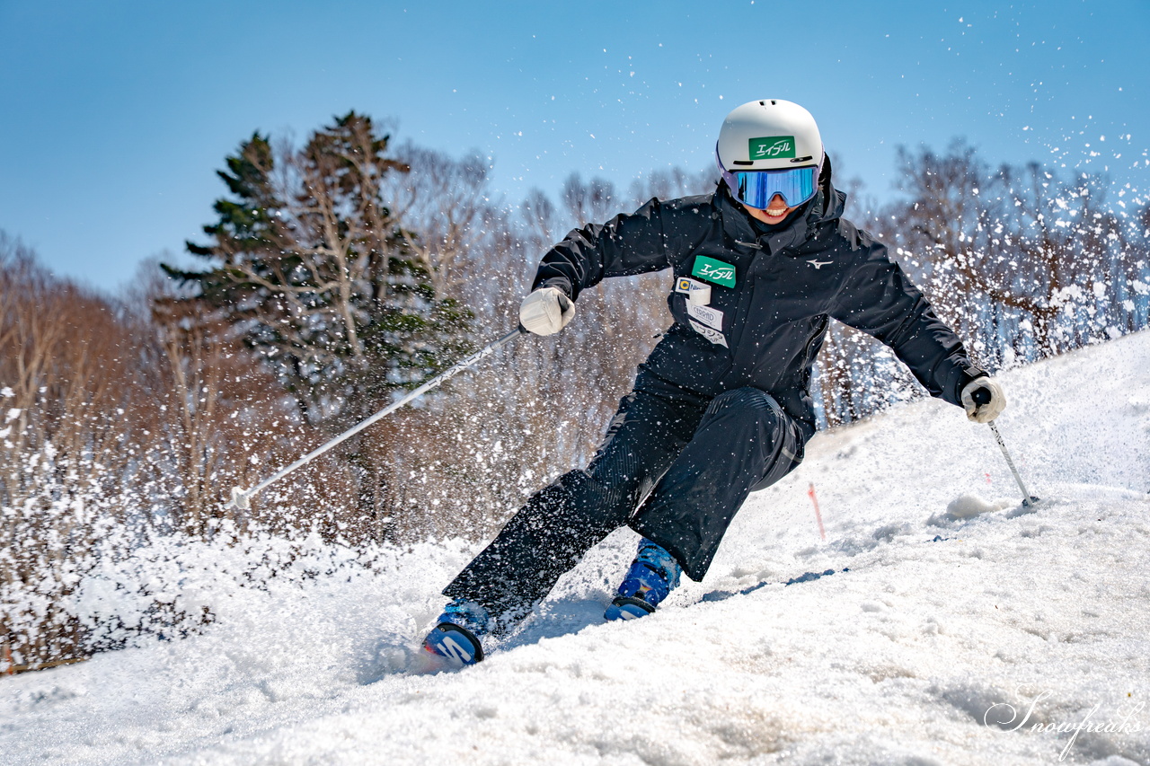 キロロリゾート｜ポカポカ陽気で絶好の春スキー日和♪こんな日は、みんなで思いっきり春雪を満喫しましょう！